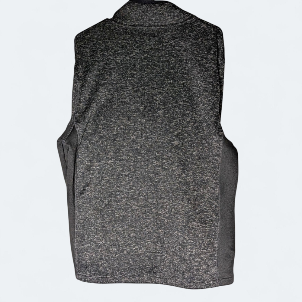Beverly Hills Polo Club Charcoal Gray Quarter-Zip Pullover Men Athletic Size L - Picture 3 of 12